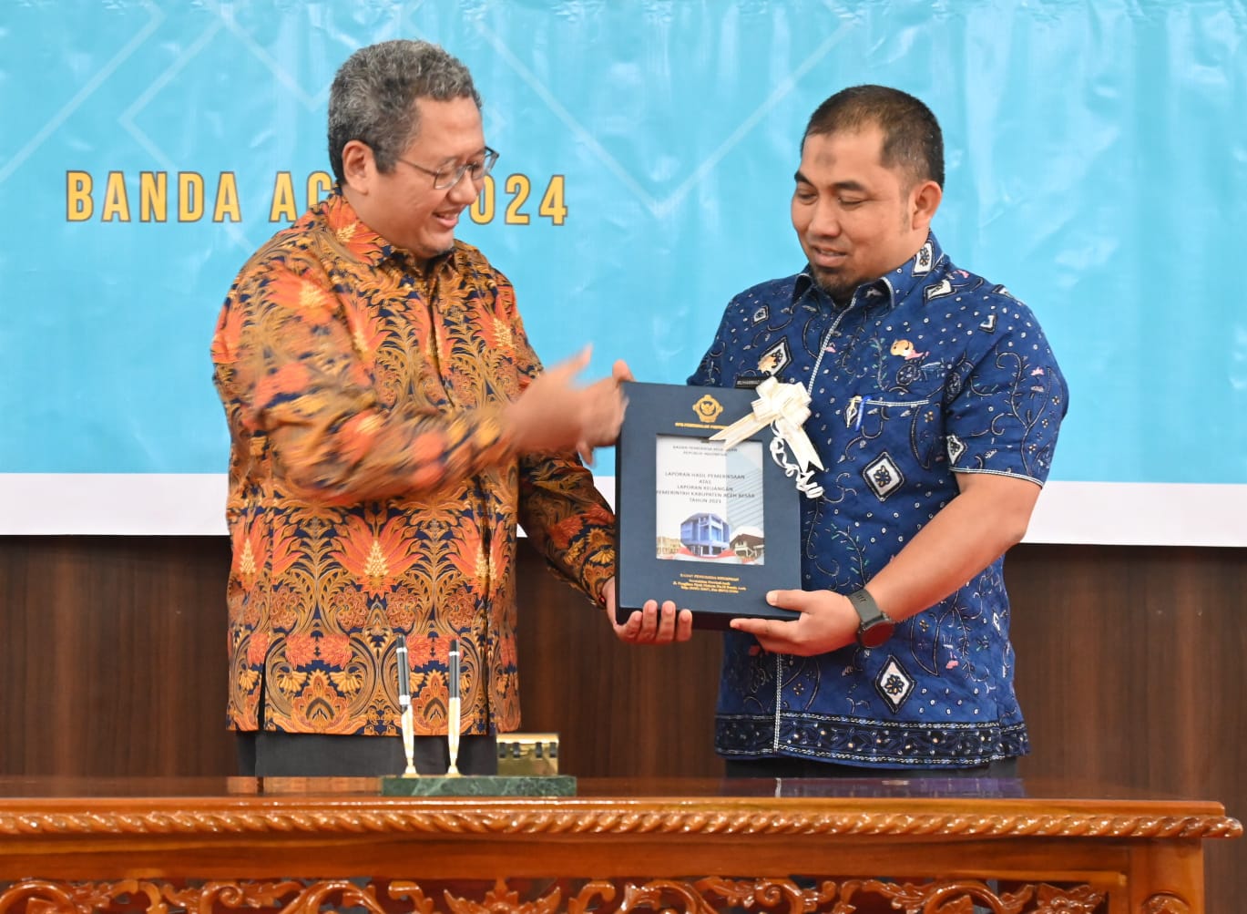 Pemkab Aceh Besar Terima WTP ke-12 Kali Secara Beruntun