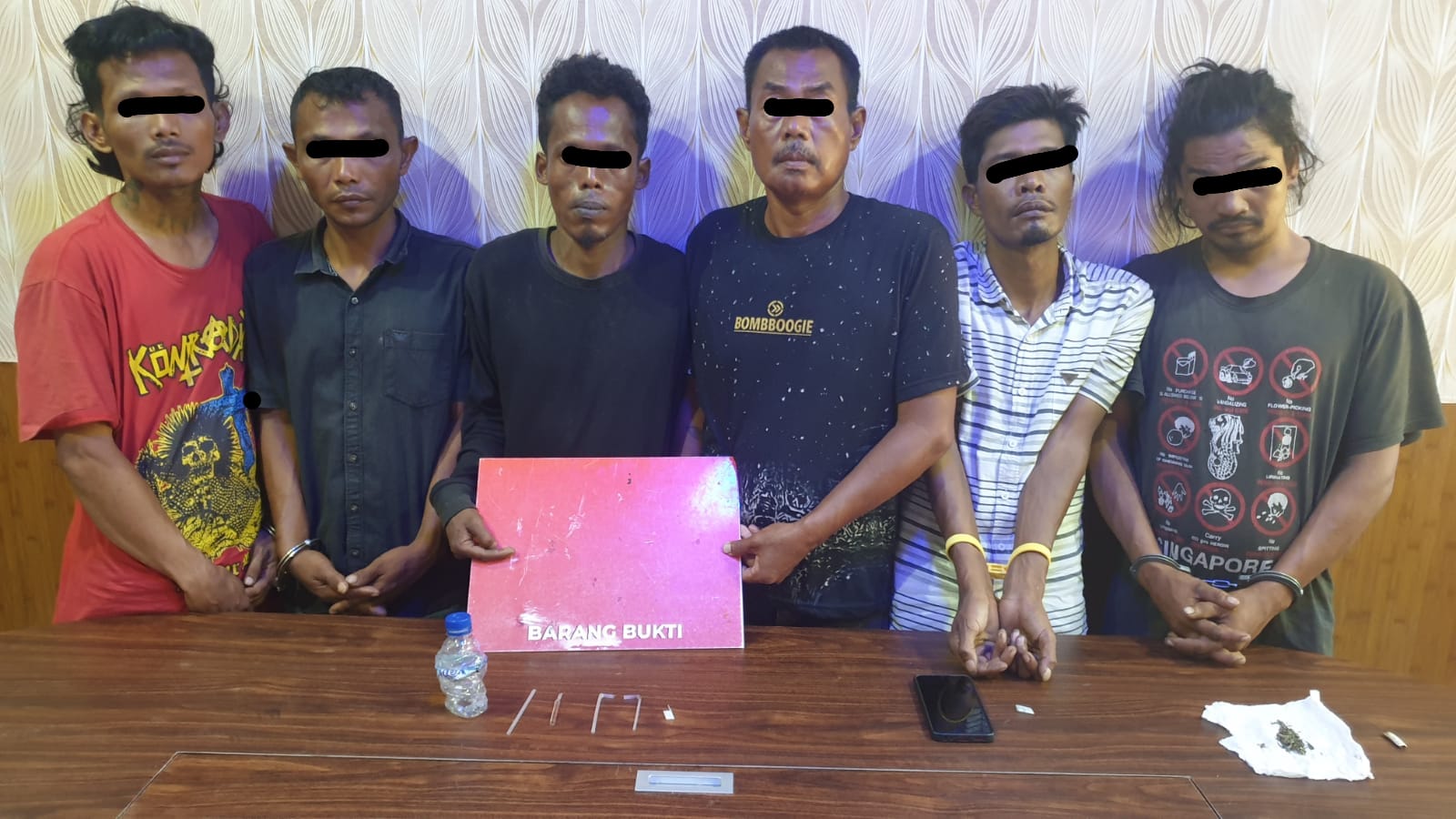 Warga Laporkan Pengguna Narkoba di WA Curhat Kapolresta, Enam Pelaku Diamankan