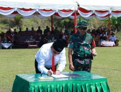 Pj Bupati Aceh Barat Pimpin Upacara Pembukaan TMMD ke 120