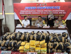 Polda Aceh Ungkap Kasus Sabu 31 Kilogram Jaringan Internasional