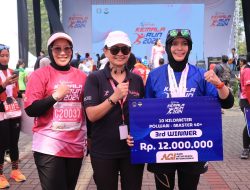 Kemala Run 2024: Seorang Polwan Polda Aceh Raih Juara III Kategori 10 Km