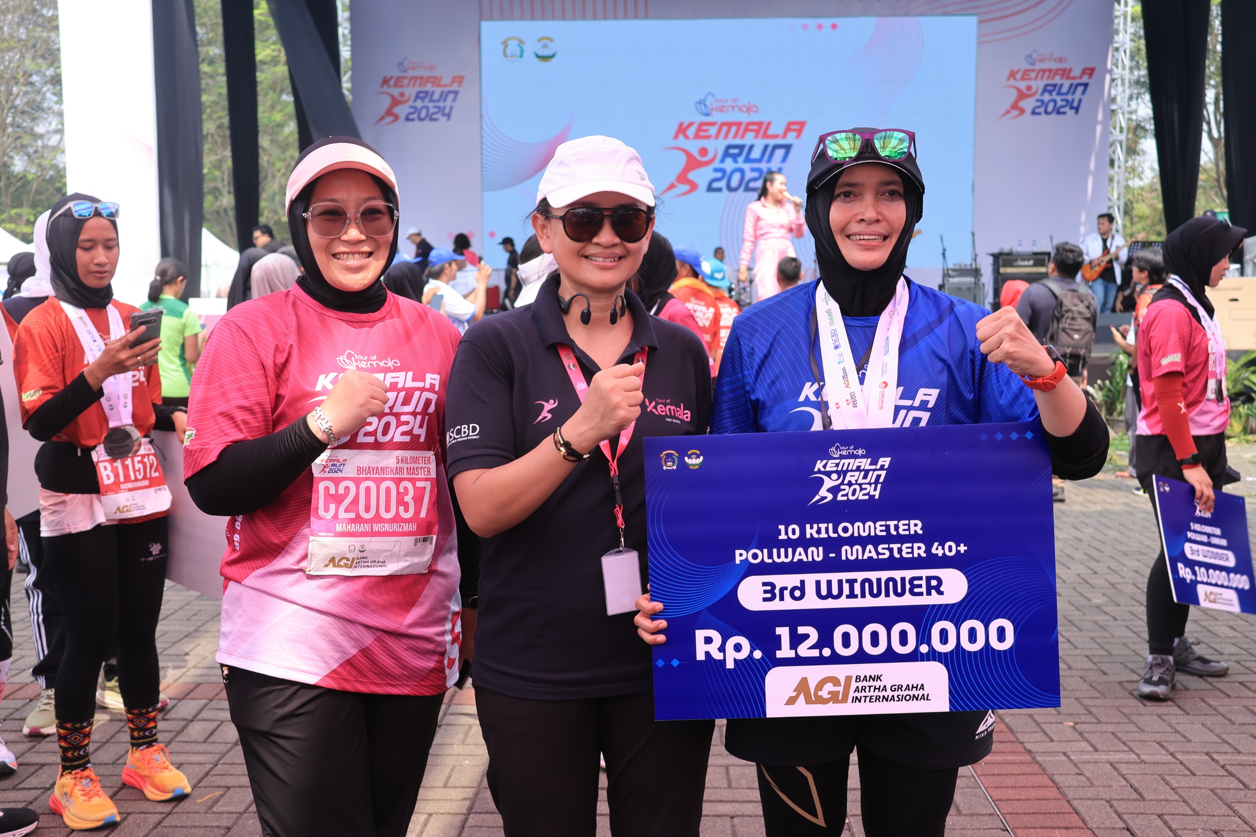 Kemala Run 2024: Seorang Polwan Polda Aceh Raih Juara III Kategori 10 Km