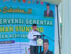 Pj Bupati Mahdi: 122 Penderita Stunting di Aceh Barat Butuh Perhatian Khusus