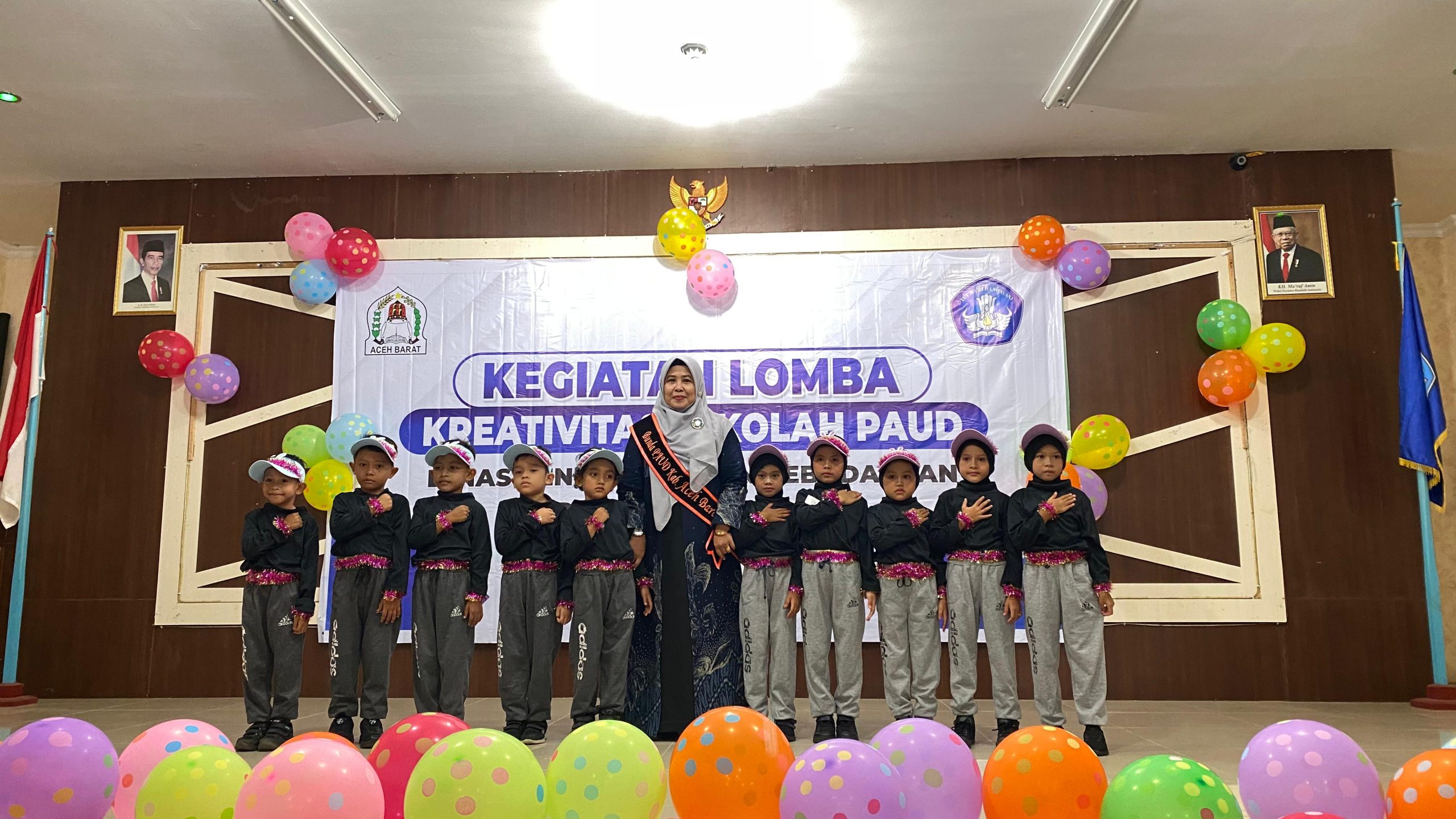 Bunda PAUD Aceh Barat Buka Lomba Senam