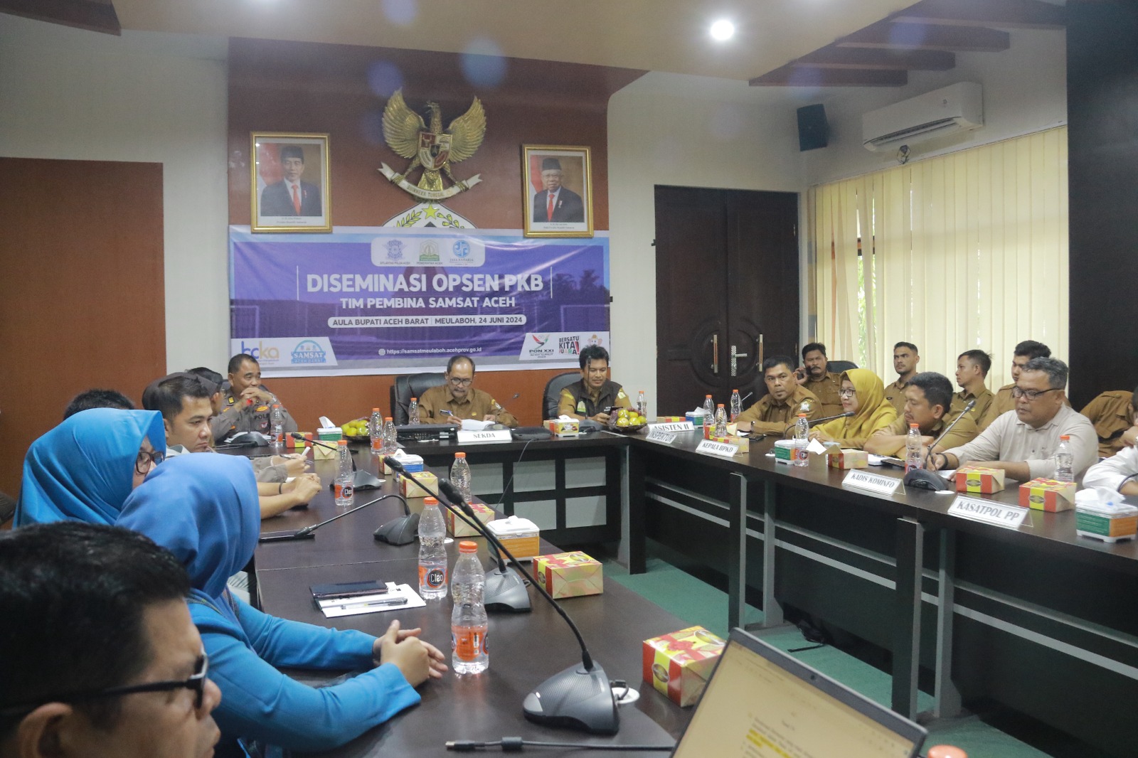 Gandeng Instansi Terkait Tingkat Provinsi, Pemkab Aceh Barat Gelar Diseminasi Layanan PKB dan BBNKB