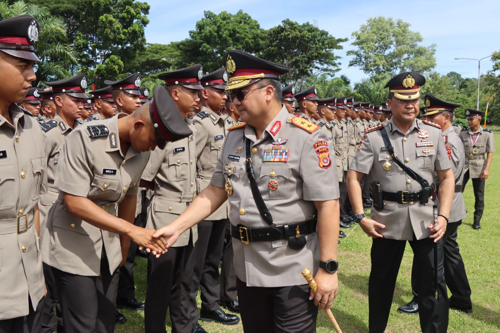 Kapolda Aceh Lantik 262 Bintara Remaja Polri