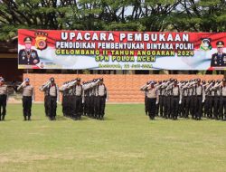 SPN Polda Aceh Kembali Latih 257 Calon Anggota Polri