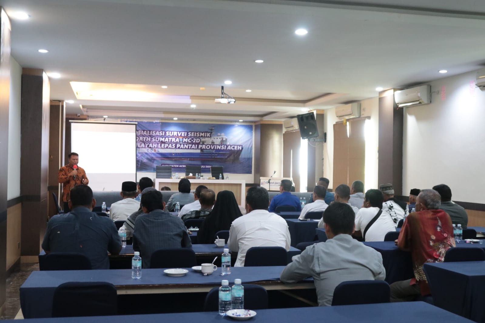 DKP Aceh Besar Sosialisasi Survei Seismik Kepada Nelayan