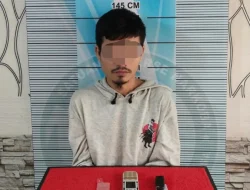Polantas Langsa Ciduk Pemuda Bawa Sembilan Paket Sabu