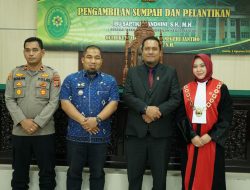 Dilantik Sebagai Wakil Ketua PN Jantho, Saptika Disambut Hangat Forkopimda Aceh Besar