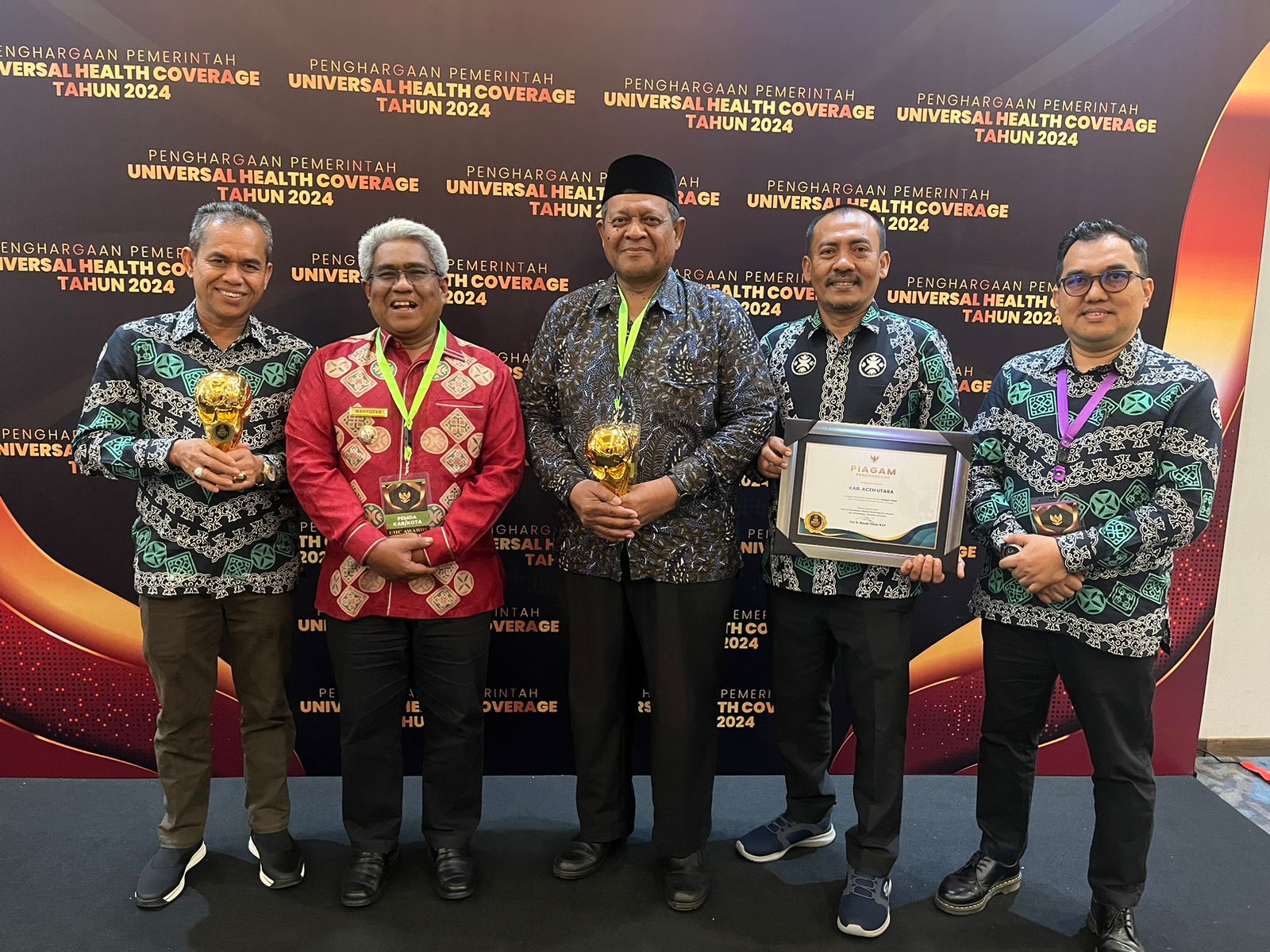 Pemkab Aceh Utara Kembali Raih Penghargaan UHC Award dari Pusat