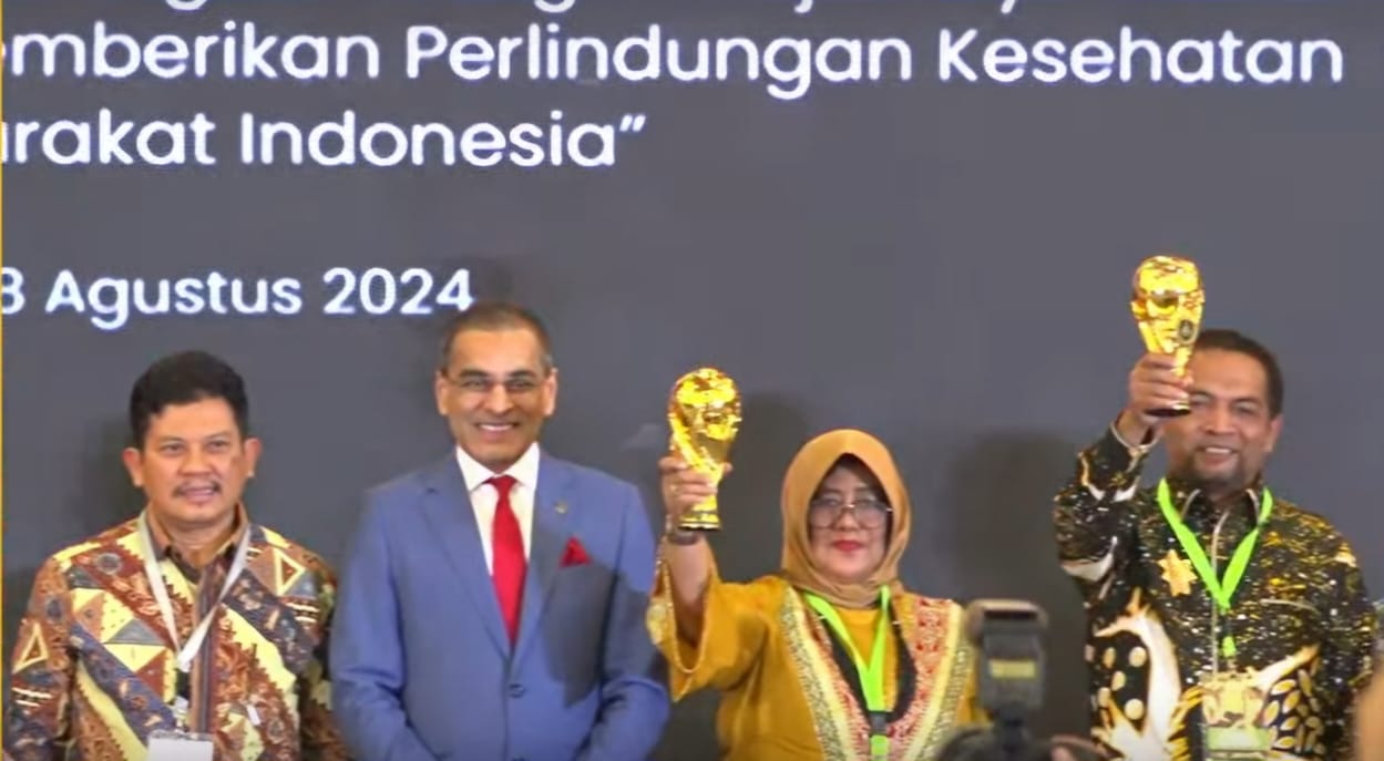 Aceh Barat Raih Penghargaan UHC 2024 Kategori Utama dari BPJS Kesehatan