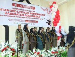 15 Regu Tampil Pada Lomba Paduan Suara Antar Dinas Pemkab Aceh Besar