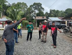 Pj Bupati Tinjau Proyek Pembangunan Jalan di Woyla, Buktikan Komitmen Bangun Infrastruktur Pedalaman