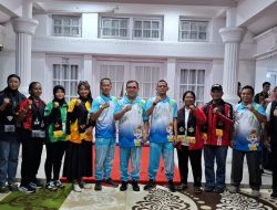 Pj Bupati Mahdi Jamu Kontingen PON Cabor Softball