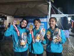 Atlet Jabar Rebut Emas di Cabor Panjat Tebing Nomor Lead Tim Putri