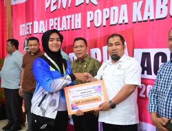 Atlet Popda Aceh Besar Diguyur Bonus