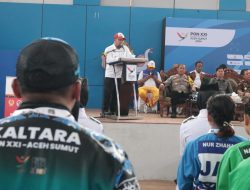 Pj Bupati Iswanto Buka Pertandingan Cabor Kurash PON XXI Aceh-Sumut