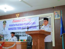 DPMG Aceh Barat Beri Pelatihan Peningkatan Kapasitas Bagi Tuha Peut