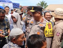 Kapolda Aceh Tinjau Langsung Lokasi Banjir di Tamiang