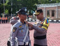 Kompol Rustam Nawawi Pimpin Apel Pasukan Operasi Zebra Seulawah 2024 di Mapolres Aceh Besar