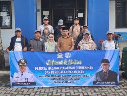 Delapan Petani Tambak Aceh Barat Ikut Pelatihan Budidaya Ikan di Sukabumi