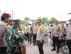 Pamatwil bersama Kapolres Lhokseumawe Pastikan Pergeseran Kotak Suara Aman dan Kondusif