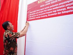 Dirresnarkoba Polda Aceh Luncurkan secara Serentak 23 Kampung Bebas Narkoba di Pidie