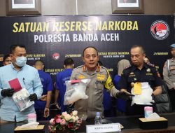 Terungkap, Pemuda Aceh Edar Sabu 5 Kg Milik Warga Thailand