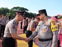 344 Personel Polda Aceh Naik Pangkat, Upacara Dip