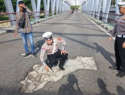 Jembatan Peudada Direhab Per Tanggal 21 Mei, Polisi Rekayasa Lalu Lintas