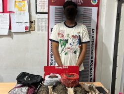 Edarkan Ganja 3,7 Kilogram, Seorang Warga Aceh Besar Jadi Tahanan Polresta Banda Aceh