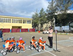 Polantas Kenalkan Tertib Berlalu Lintas untuk Anak Usia Dini