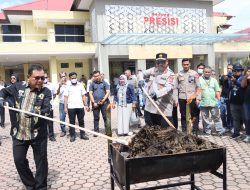 Kapolda Aceh Pimpin Pemusnahan Ratusan Kilo Narkotika