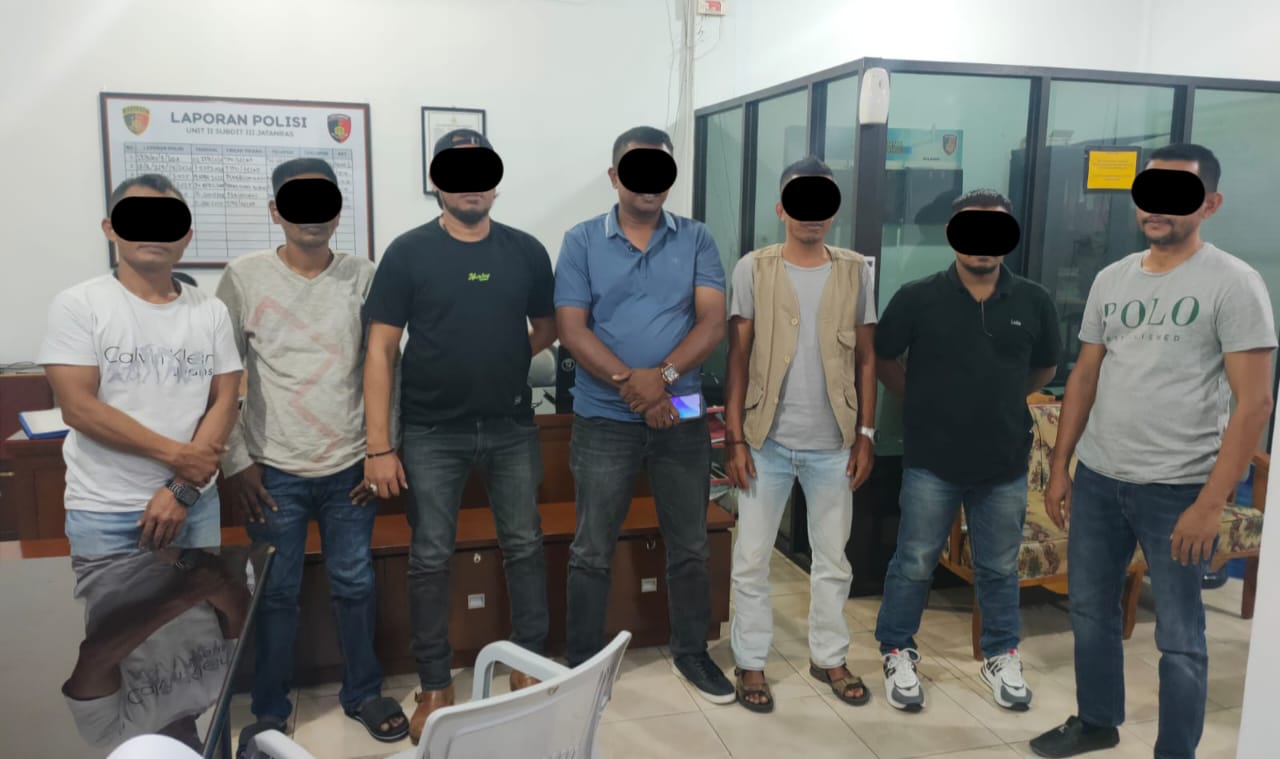 Lakukan Aksi Premanisme di Perkim Aceh, Tujuh Orang Diciduk Polisi