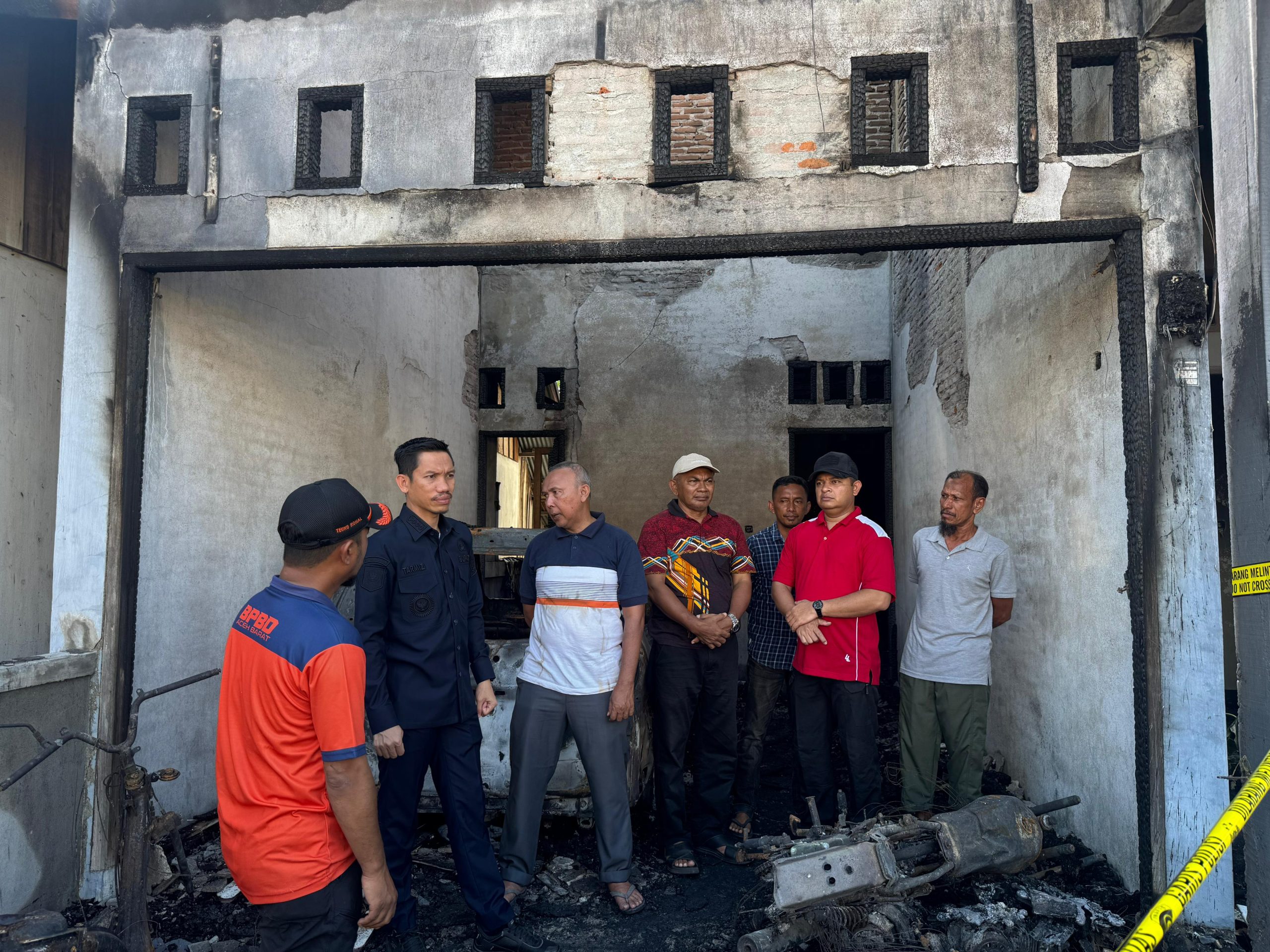 Korban Kebarakan di Aceh Barat Dapat Bantuan Masa Panik Dari Pemerintah