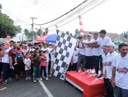 Masyarakat Meureubo Antusias Ikut Jalan Santai Dan Bazar UMKM