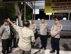Cek Pos Satkamling, Dirbinmas Polda Aceh Pastikan Situasi Kondusif Hingga ke Desa