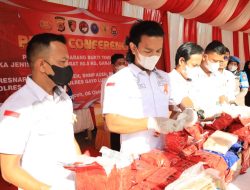 Kombes Shobarmen Sebut Barang bukti Sabu Seberat 80,5 Kg yang Dimusnahkan Berasal dari Thailand