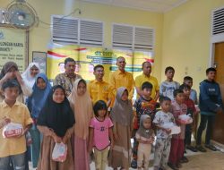 Golkar Aceh Barat Peringati HUT Ke-61 Dengan Santunan Anak Yatim dan Ziarah Makam Tokoh Partai