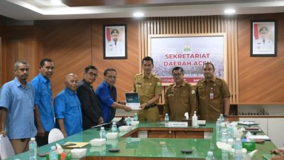 Wagub Aceh Dampingi Menteri Pertanian Pimpin Groundbreaking Rehabilitasi Lahan Sawah Terdampak Bencana di Aceh Utara