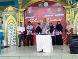 Ulama Aceh Barat Lakukan Visitasi ke MTs HBS Meulaboh dalam Program “MPU Saweu Sikula”