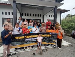 UTU Salurkan Bantuan Logistik untuk Warga Terdampak Banjir di Desa Drien Tujoh