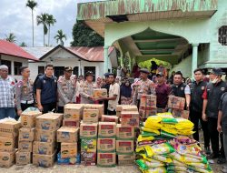 Alumni Akpol Angkatan 56 Batalyon Presisi Salurkan Bantuan Kemanusiaan untuk Korban Banjir di Aceh Utara