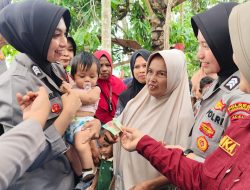 Polres Lhokseumawe Gelar Trauma Healing untuk Anak-anak di Riseh Teungoh