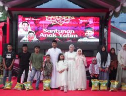 Buka Puasa Bersama Ribuan Warga, Jamaluddin Idham Santuni Ratusan Anak Yatim