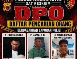 Polres Nagan Raya Tetapkan Tiga DPO, Terlibat Kasus Kekerasan hingga Pencurian