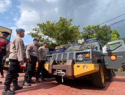 Polresta Banda Aceh Gelar Apel Pagelaran Sarpras Jelang Hari Buruh Internasional