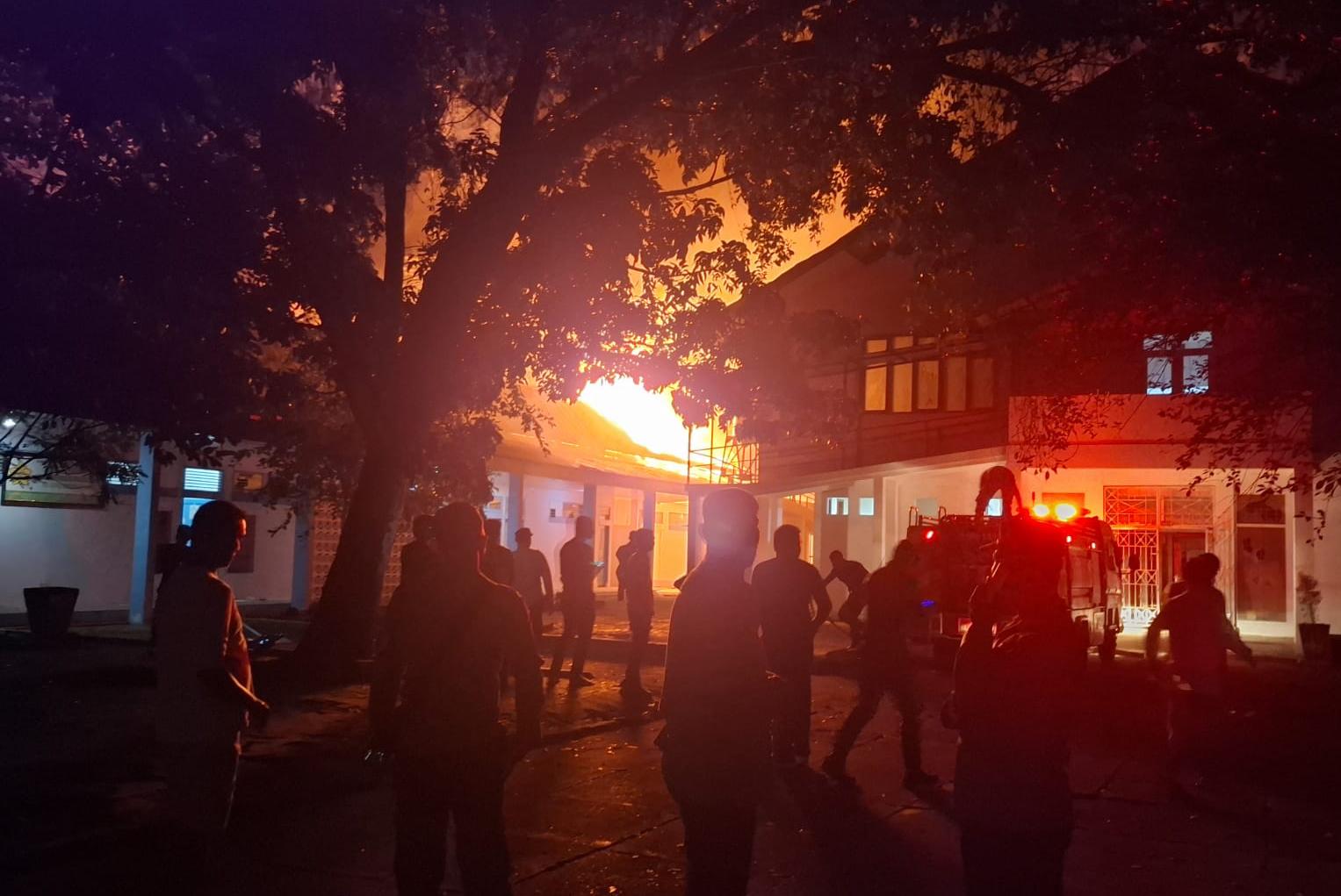 Polisi Selidiki Motif Kebakaran dan Pengrusakan Fakultas Pertanian USK