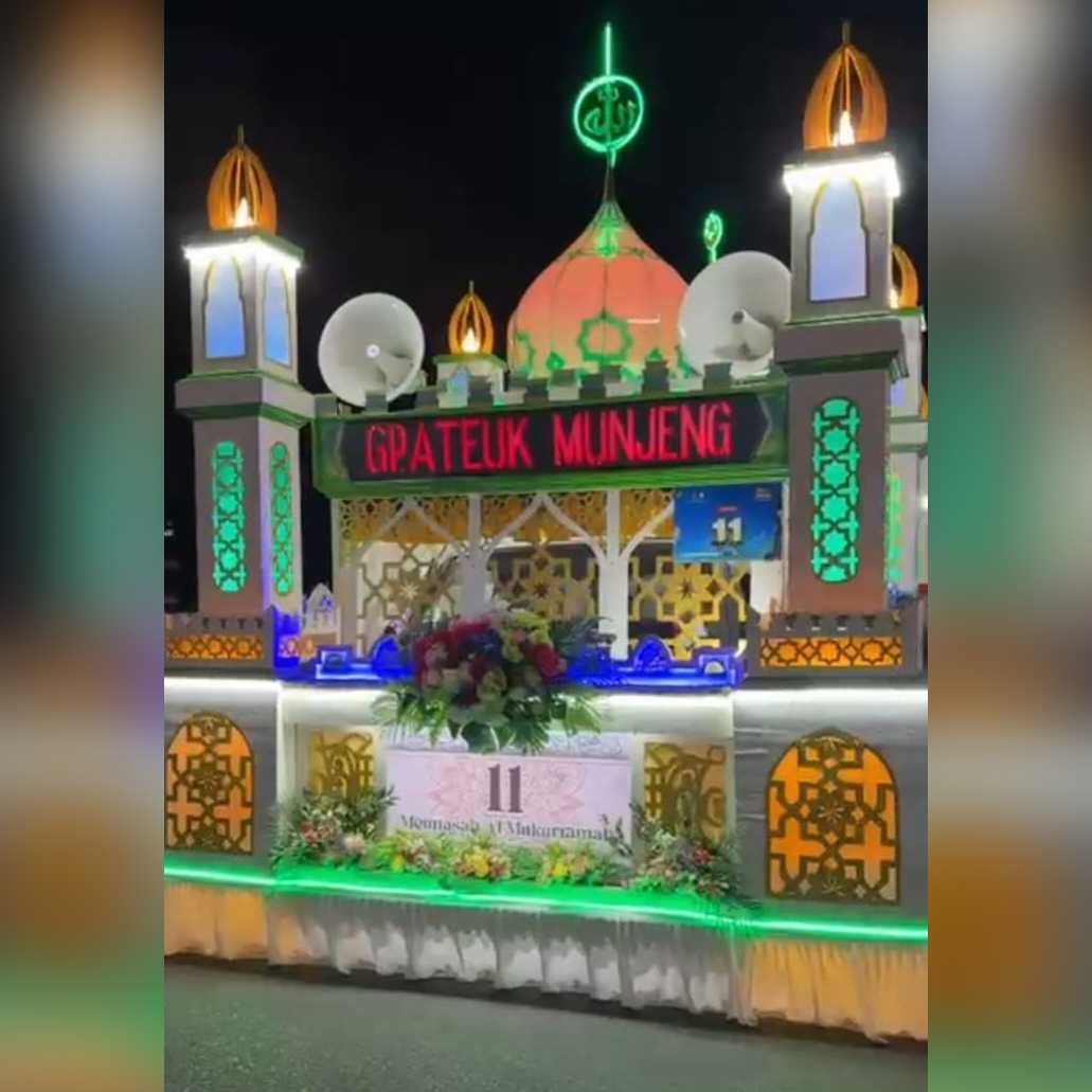 Gampong Ateuk Munjeng Juara Pertama Gema Pawai Takbiran Idul Adha 1447 H di Banda Aceh